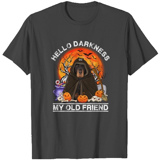 Hello Darkness My Old Friend Dog English Cocker T Shirts
