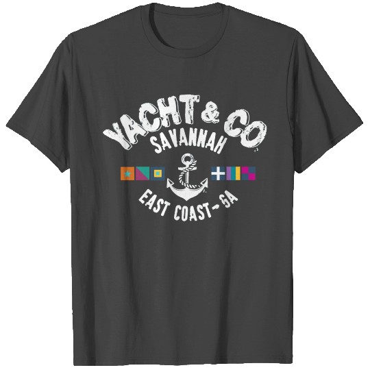 Yacht Co Savannah East Coast GA T Shirts