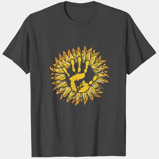 Hand Sunflower Peace Kindness Awareness Unity Day T Shirts