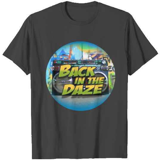 Back in the Daze Youtube channel Logo 70s 80s 90s T Shirts
