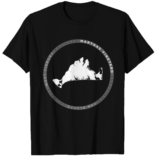 Martha'S Vineyard Edgartown Oak Bluffs Graphic T Shirts