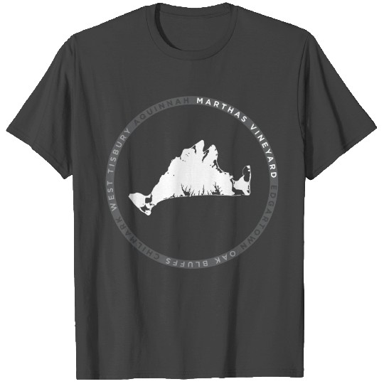 Martha'S Vineyard Edgartown Oak Bluffs Graphic T Shirts