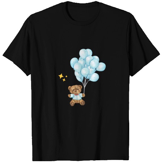 Bear with Balloons T Shirts