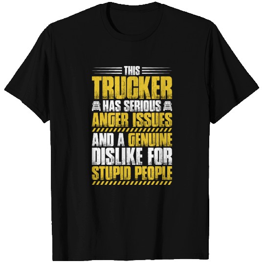 Trucker Truck Driver Truckie HGV Driver Teamster T Shirts