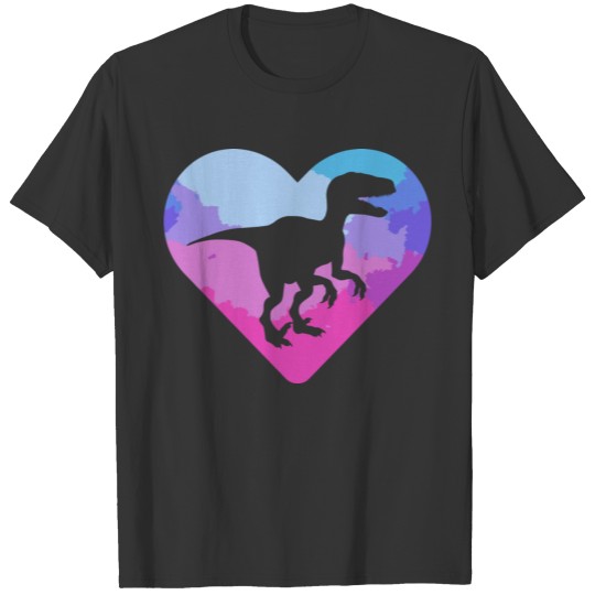 Women Or Girls Velociraptor Dinosaur T Shirts