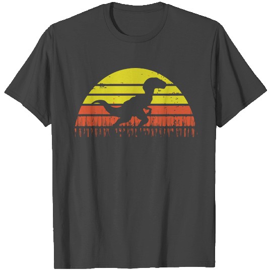Velociraptor Distressed T Shirts