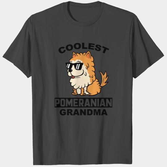 Coolest Pomeranian Grandma T Shirts