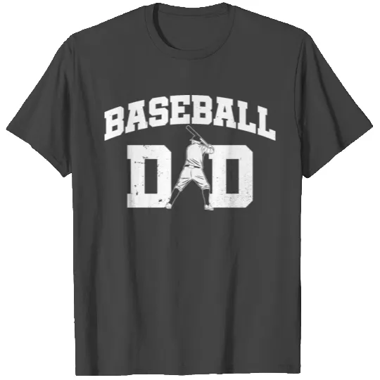 Baseball Dad Fathers Day T Shirts For Men Baseball