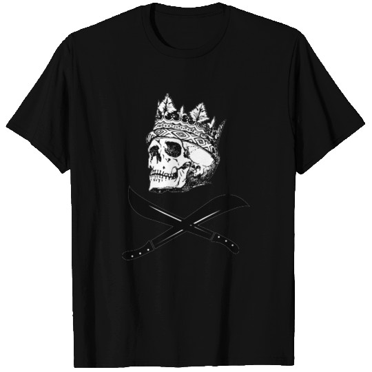 Alpha pirate logo black T Shirts