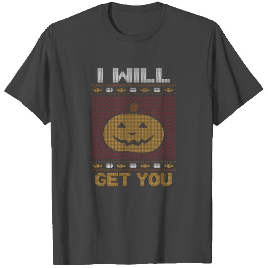 Stitch Pattern Pumpkin Get You Creature Halloween T Shirts