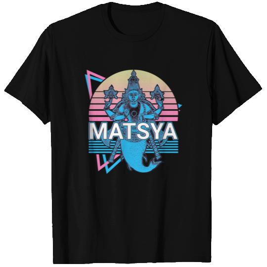 Matsya Hindu Mythology Retro T Shirts