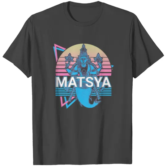 Matsya Hindu Mythology Retro T Shirts