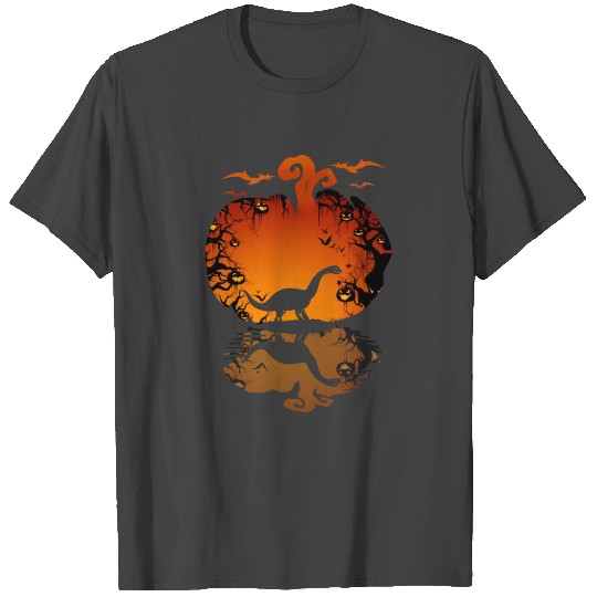 Dinosaur Brontosaurus Halloween T Shirts Funny Dino