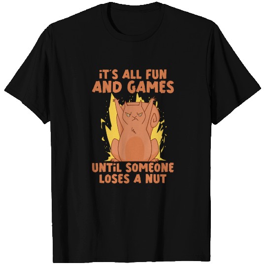 Funny Squirrel Fan Squirrel Lover Chipmunk Addict T Shirts