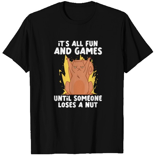 Funny Squirrel Fan Squirrel Lover Chipmunk Addict T Shirts