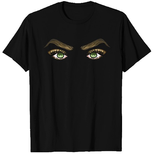 Eye icon peep eye green T Shirts
