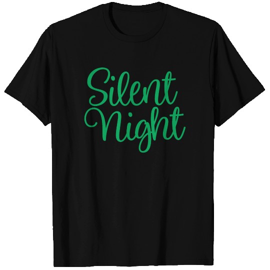 Silent Night Scary Halloween Night Holidays T Shirts