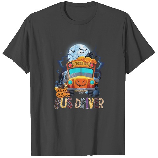 School Bus Driver Halloween T Shirts