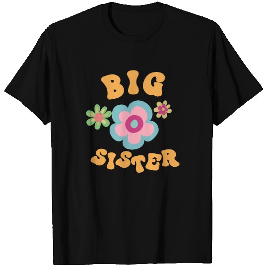 Big Sister Adorable Cluster Of Flowers Bloom T Shirts