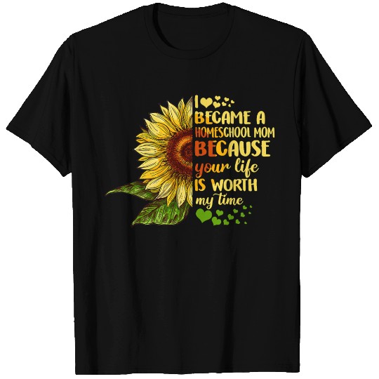 I Became Homeschool Mom Costume Back To School T Shirts