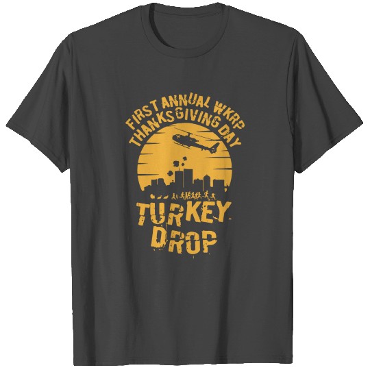 Wkrp Turkey Drop T Shirts