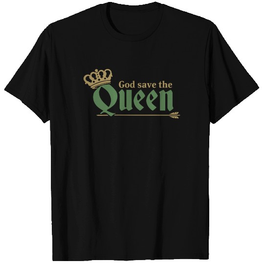 God save the Queen Majestät Queen Elisabeth II T Shirts