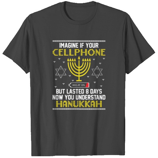 Hanukkah Jewish Ugly Christmas - Happy Hanukkah T Shirts