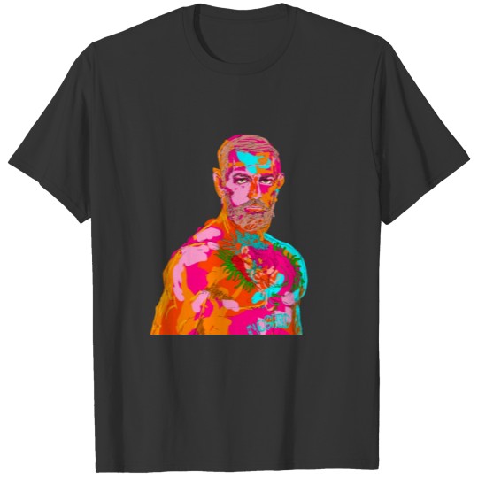 Conor McGregor abstract painting no background T Shirts