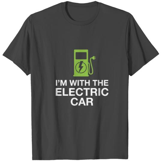I'm with the electric car halloween costume T Shirts