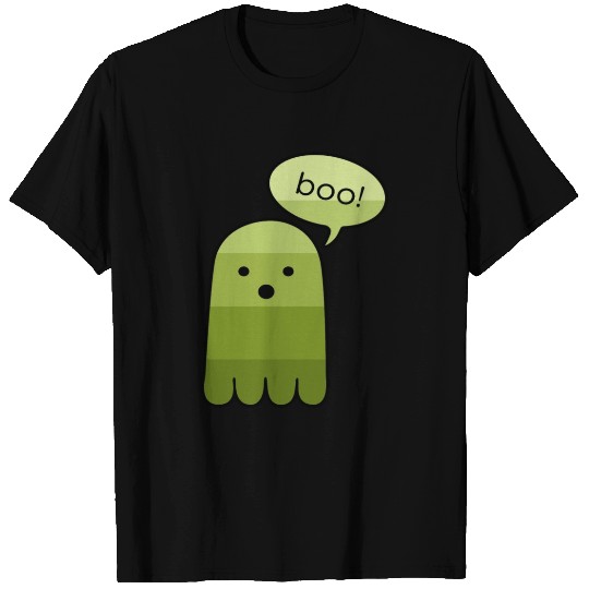 Army Green Boo Ghost Halloween T Shirts