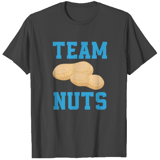 Pink Blue Gender Reveal Party Team Nuts Team Boy T Shirts