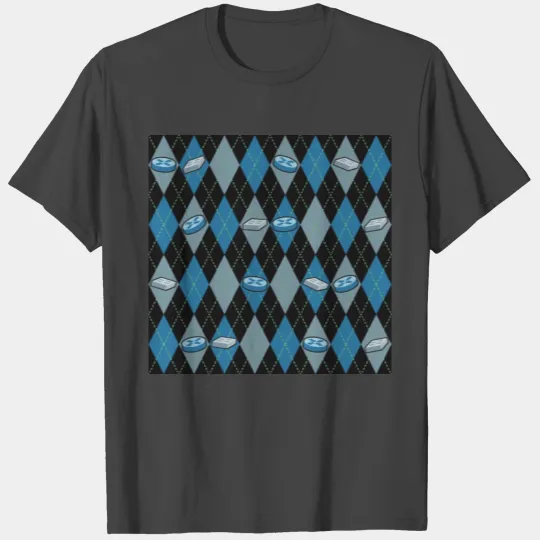 Networking Argyle Pattern T Shirts