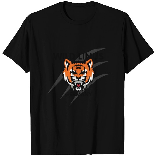 Screaming Tiger by Wild Linus Germany T Shirts