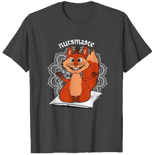 Yoga squirrel nutsmaste meditation T Shirts