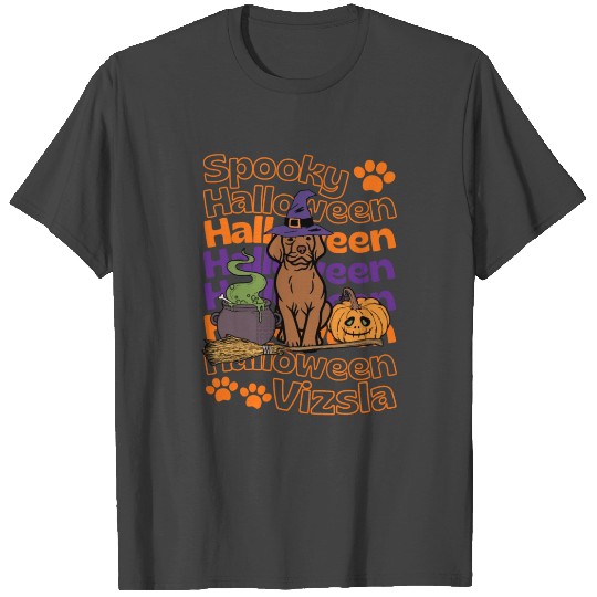 Cute Vizsla Halloween costume dog T Shirts