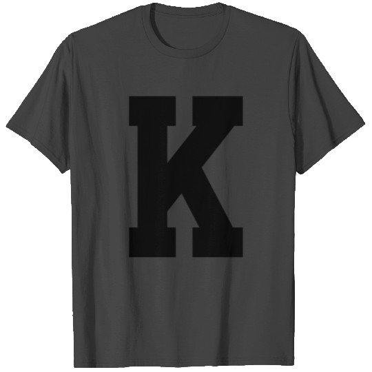 Monogram Superstar Initial letter K T Shirts