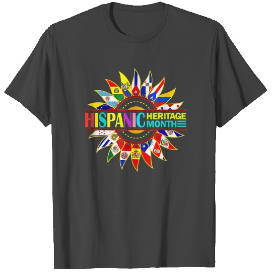 National Hispanic Heritage Month Celebration Latin T Shirts