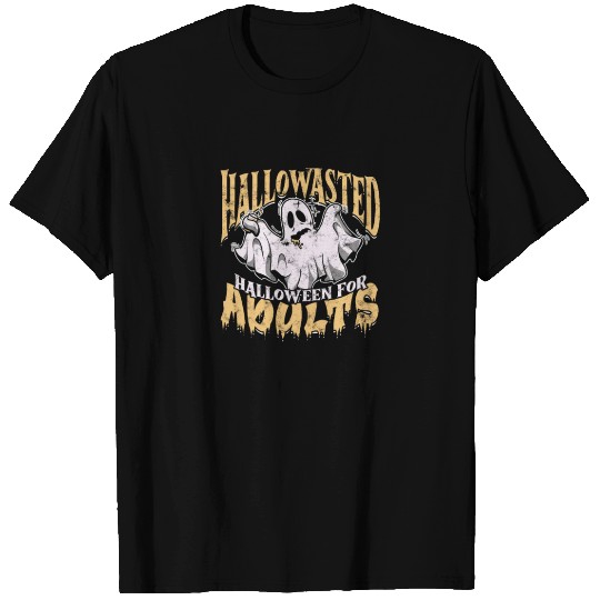 Hallowasted - Halloween for adults - ghost theme T Shirts