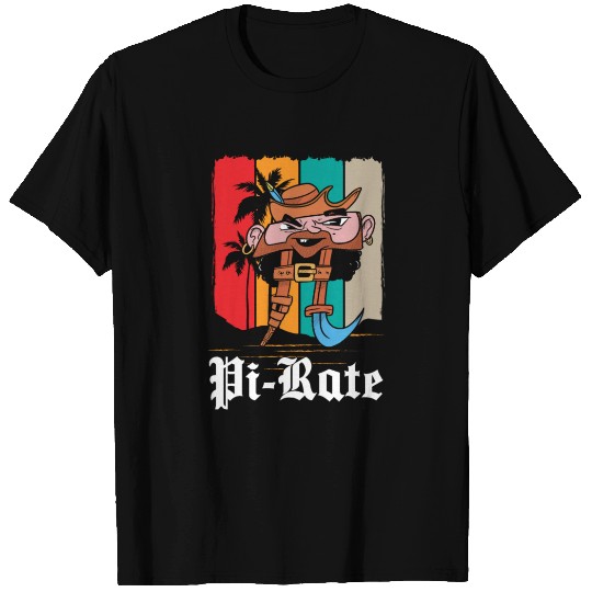 Pi Symbol 3.14 Math Pirate T Shirts