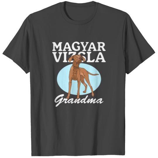 Magyar Vizsla Grandma Dog Owner T Shirts