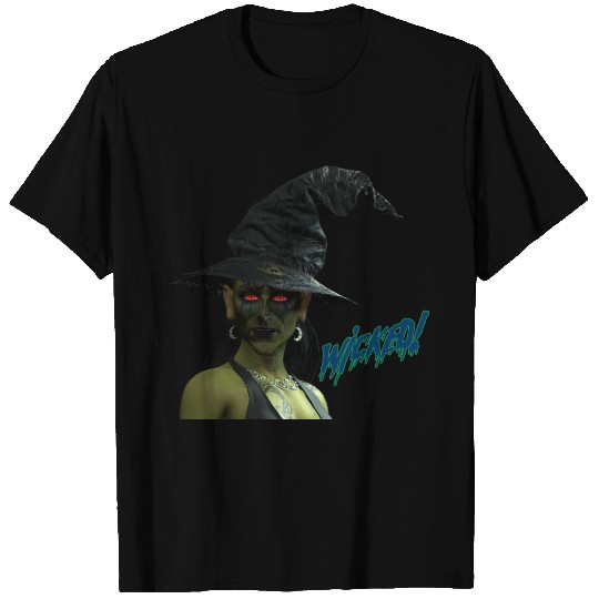 Wicked Mystical Witch for Halloween T Shirts