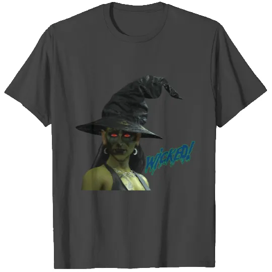 Wicked Mystical Witch for Halloween T Shirts