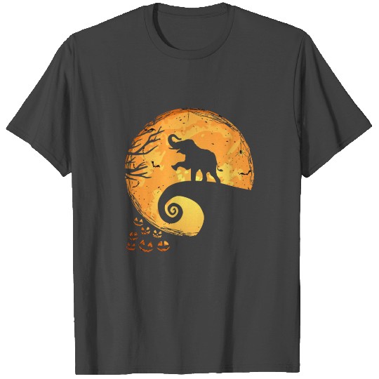 Elephant Halloween T Shirts Funny Women Men