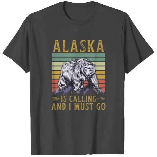 Alaska Gift USA Natur Bär Denali Grizzly Wald T Shirts