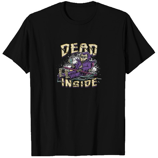 Dead Inside - bones halloween T Shirts