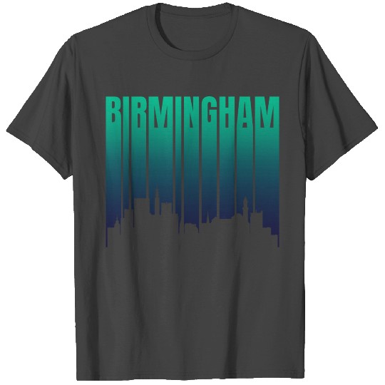 Birmingham Skyline Silhouette T Shirts