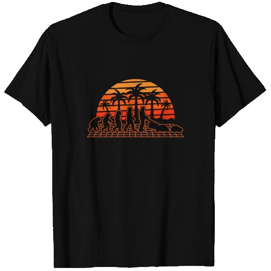 Robotic Lawnmower Evolution Retro T Shirts