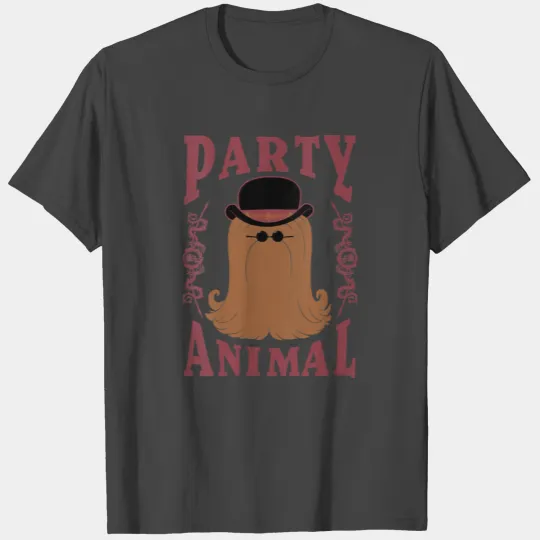 Womens Addams Family Cousin It Party Animal Portra T Shirts