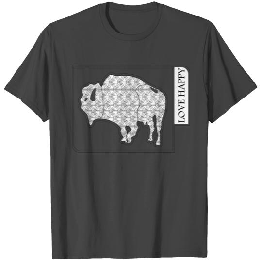 Love Happy Buffalo T Shirts