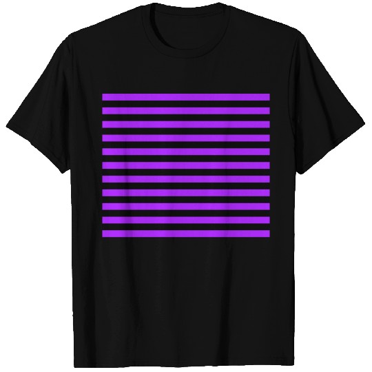 purple Black Striped Witch Halloween T Shirts